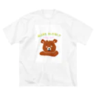 koguma_zzzの熊門 ビッグシルエットTシャツ