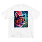 ソルブラインの宇宙猫「サリー」 ビッグシルエットTシャツ