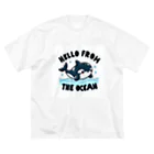 hogehogeデザイン工房のHelloシャチー君 Big T-Shirt