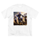 Bikers' Galleryのダートマスターズ：究極のモトクロスチャレンジ ビッグシルエットTシャツ