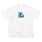 GUNSUNのサッカー Big T-Shirt