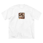 KikimimiネコのKikimimiネコ（袋入り） Big T-Shirt