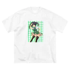 のだまクリエイターズらぼの緑ちゃん ビッグシルエットTシャツ