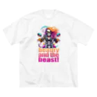 shime_savaのbeauty and the beast! ビッグシルエットTシャツ