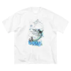 ろきそにんちゃんのねこと月と太陽 Big T-Shirt