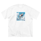 DEEP SKYのシャーくん Big T-Shirt