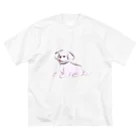 mikankanの色違い ローザちゃん ビッグシルエットTシャツ