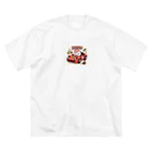 namaponのキュートなふぇらーりくん ビッグシルエットTシャツ