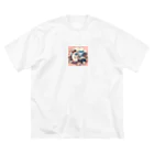 はむはむのかわいいデザイン　人気アイテム ビッグシルエットTシャツ