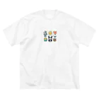 はむはむのかわいいデザイン　人気アイテム Big T-Shirt