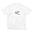 hetaTのhetaTびじん ビッグシルエットTシャツ