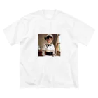 オリジナルグッズショップ KIJITORAのメイドさん Big T-Shirt