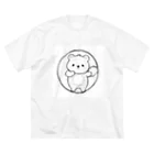 ganeshaのかわいいクマ ビッグシルエットTシャツ