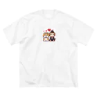 HERAX(へラックス）2号店の犬猿の仲～愛の力で仲良し～ Big T-Shirt