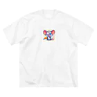 funny-itemsのパニックマウス ビッグシルエットTシャツ