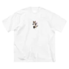 踊る猫たちのオドルキャット ビッグシルエットTシャツ