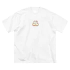 @猫グッズ製作所のかわいい猫の眠りまる Big T-Shirt