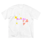 あすたんしょっぷのかわいいロゴふちなしver. ビッグシルエットTシャツ