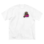 ふんわか ぷにゅのラブリーパグ ビッグシルエットTシャツ