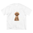 アニマルペイントの犬のグッズ Big T-Shirt