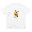 yurii_hamhamの夏のスイカきみちゃん ビッグシルエットTシャツ