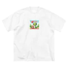 まんじゅ王国の贅沢なピクニックを楽しむ愛らしいヘビ Big T-Shirt