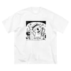 age3mのジャズボーカルキャット ビッグシルエットTシャツ