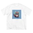 himajinseijin01のドット絵アライグマちゃんTシャツサイズ Big T-Shirt