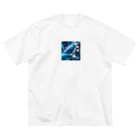 亀蘭タマムシの銀河鉄道の夜は、青空文庫で Big T-Shirt