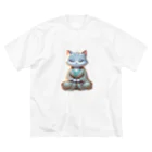 BOSATUの瞑想している猫菩薩 Big T-Shirt