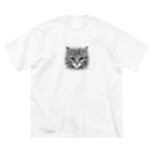 @猫グッズ製作所の芸術ねこ鉛筆まる Big T-Shirt