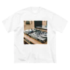 Creative Canvas-くリエイティブキャンバスのDj　機材 ビッグシルエットTシャツ