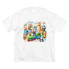 nail_aphroditeのあにまる消防隊 Big T-Shirt