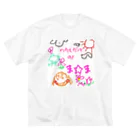 魔法堂　キズカビセアの僕だけのシリーズ＊女の子＊（お絵描きまま） ビッグシルエットTシャツ