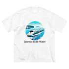 チェリモヤの新幹線 水辺の旅 01 ビッグシルエットTシャツ