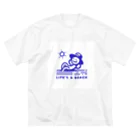 MelonpalanのびーちManのグッズ ビッグシルエットTシャツ