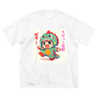 snow-birdのちびっこ怪獣 ビッグシルエットTシャツ