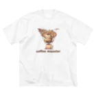 leisurely_lifeのcoffee monster Bourbon ビッグシルエットTシャツ