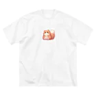 桃の花のもふもふにゃんこ Big T-Shirt