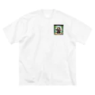 haneko222の甲冑猫太郎(かっちゅうねこたろう) Big T-Shirt