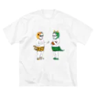 HAZZKIとお友達のいろいろのおにくちょうだい。・・・やだなぁ(おにくBOYS) ビッグシルエットTシャツ