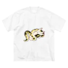 Nyoppuの蛇のぷにちゃん、手に絡まるTシャツ（フロントプリント） Big T-Shirt