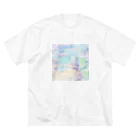 幻想世界のイーハトーブの幻風景 ビッグシルエットTシャツ