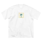 Ry-tのシンプル　ヤシ　ワンポイント　Tシャツ　シャツ　 Big T-Shirt