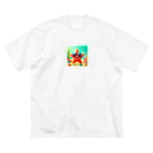 KIglassesのサングラスをかけたハッピーなヒトデ - 海の陽気な仲間！ Big T-Shirt