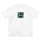 Take-chamaの穏やかな表情に宿る究極の平和。 Big T-Shirt