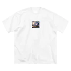 hanayaのアサガオ③ ビッグシルエットTシャツ