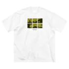 akupunyagaramのANJING INC. MERCH / Pixelated version ビッグシルエットTシャツ