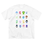 富山アルル キャラクターストアのドット絵 メインキャラ ビッグシルエットTシャツ
