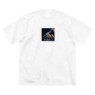 OTIRUBUTUBUTUの鳥よりテリジン ビッグシルエットTシャツ